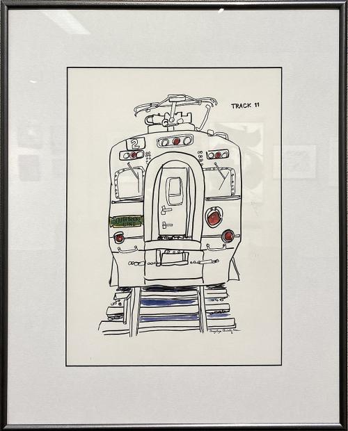 Angelyn Christy Voss, South Shore Chicago, Pen & Ink, Watercolor, Not for Sale